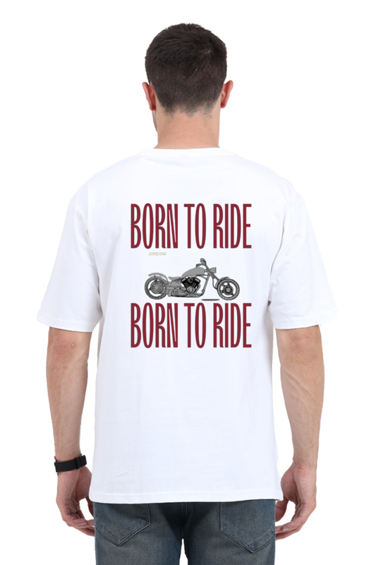 RIDER(White) - Oversized Men's T-Shirt