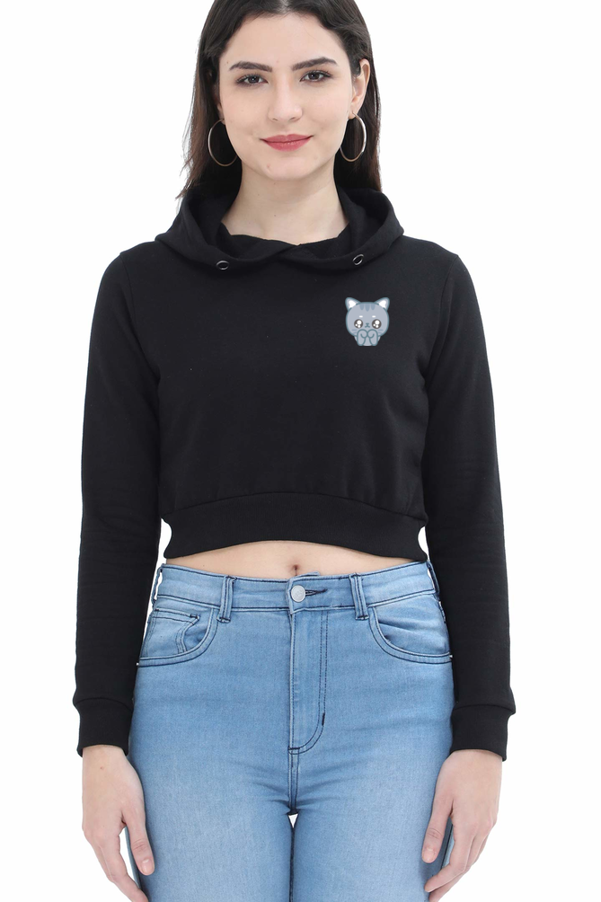 Cute - Female Crop Hoodies