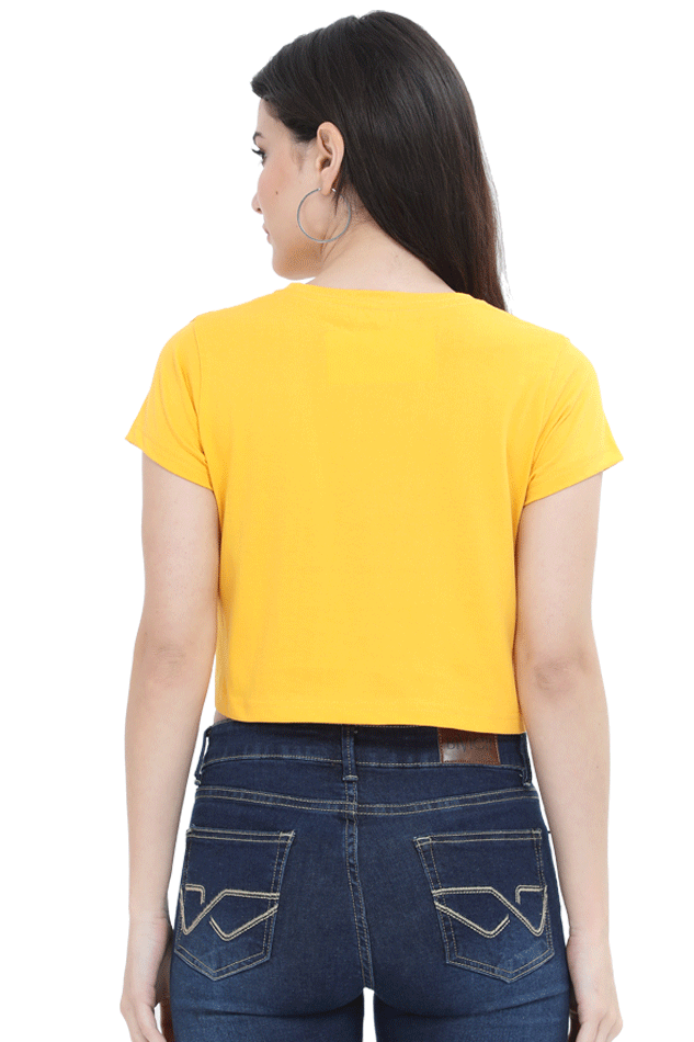Stronger Than A Second Ago -  Female Crop Top